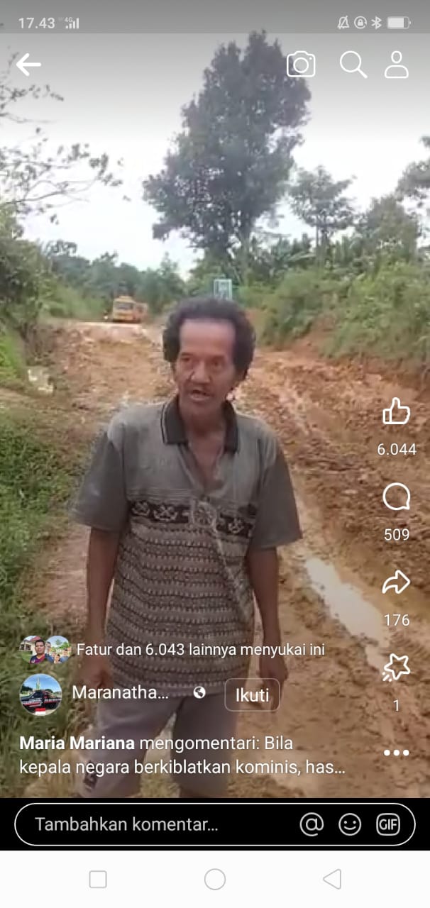 Jalan Pemerintah Di Gunakan Perusahaan sawit, Warga SAD Protes Keras