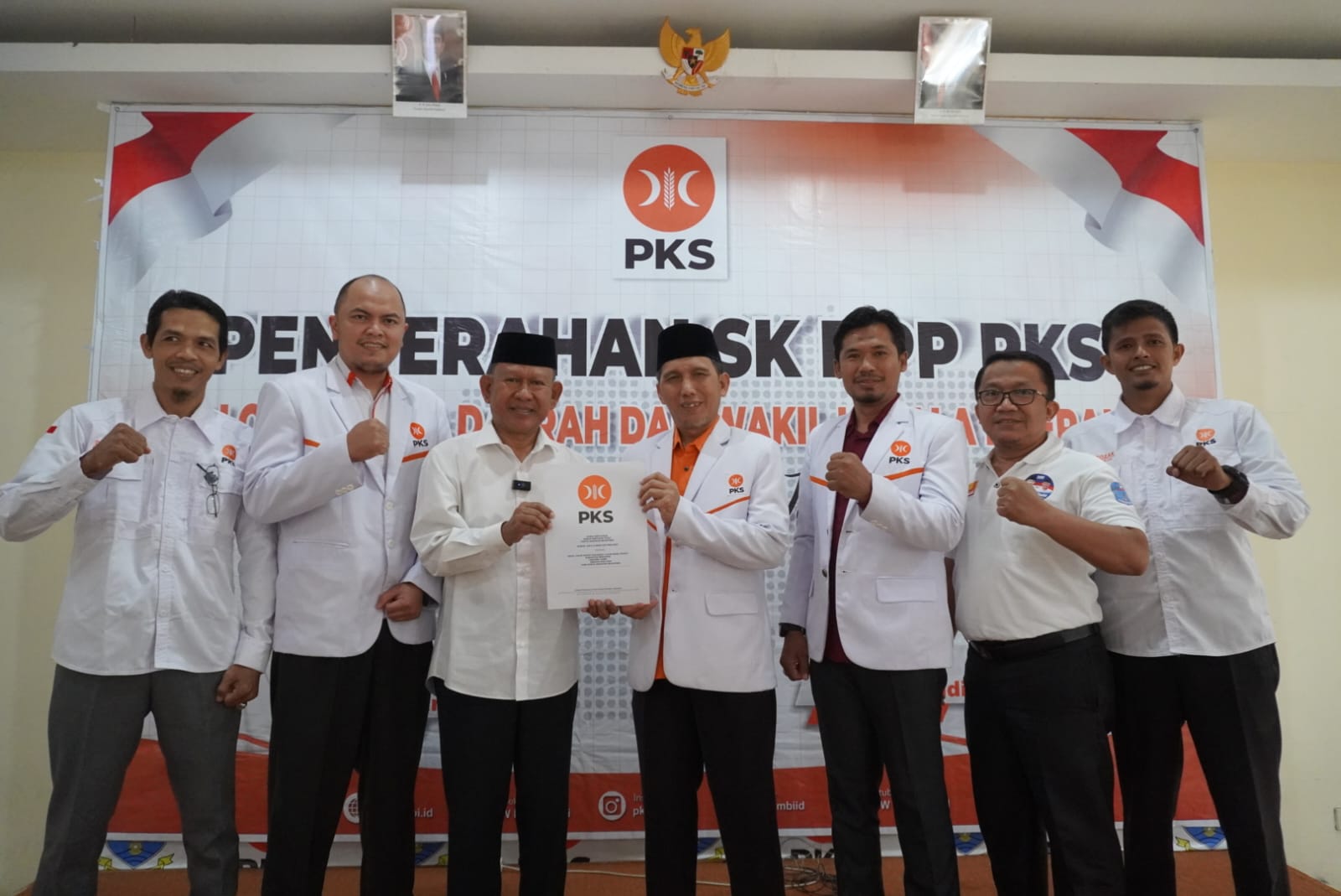 Sah,!!!,Dukungan Partai PKS Resmi Diterima Pasangan “SUKA “