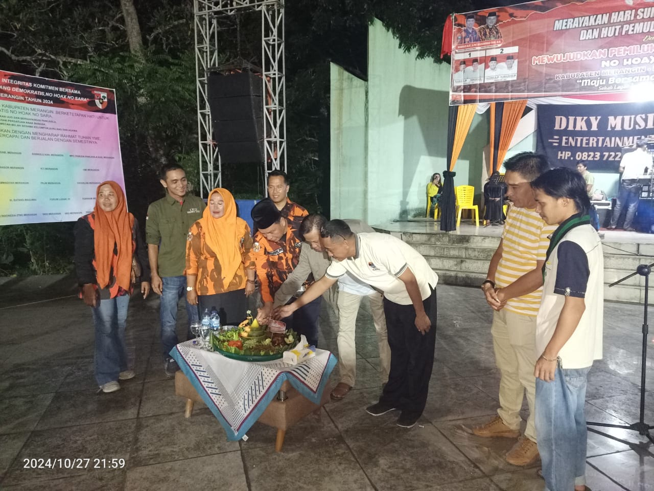Kampanye Pemilu Damai,No Hoax,No Sara, Pemuda Pancasila Merangin Gandeng Ormas,OKP 