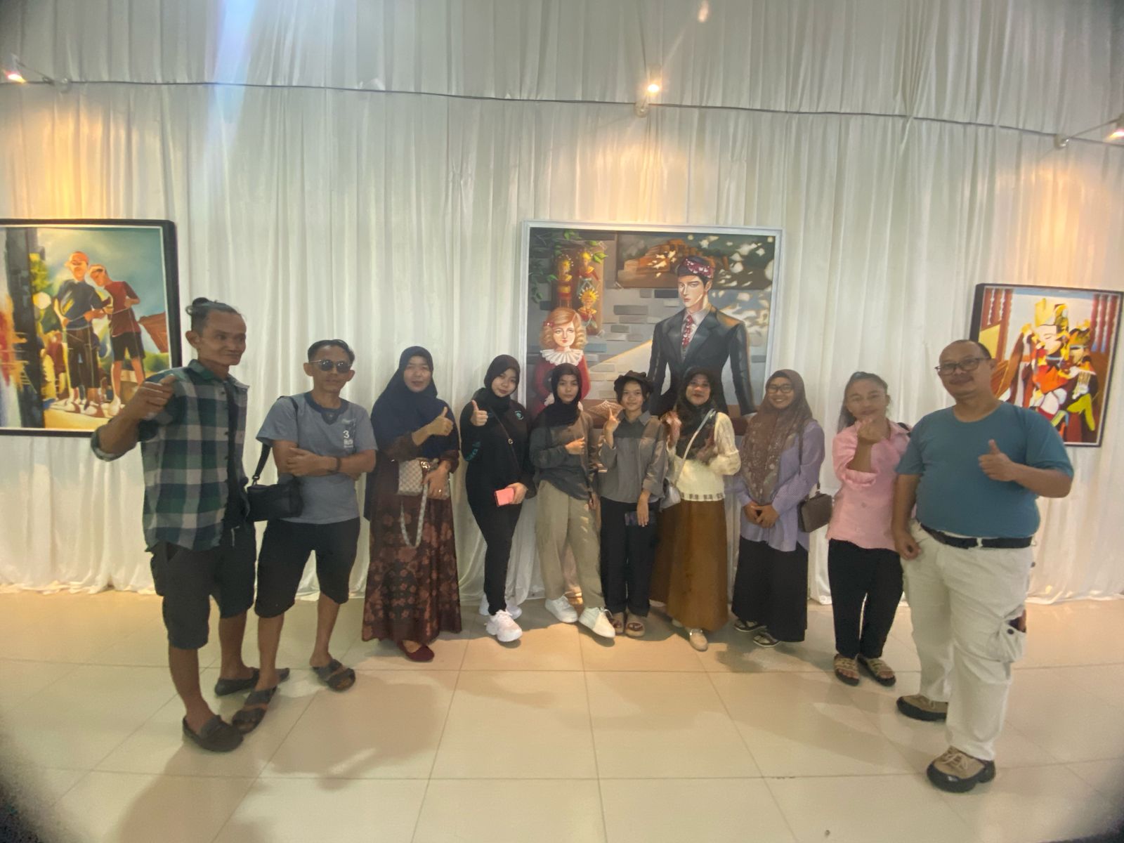Pameran Seni Rupa Dulu,Kini Dan Nanti, Seniman Tetap Berangkat “Biaya Sendiri”